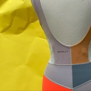 Cynthia Rowley Patchwork Neoprene One Piece